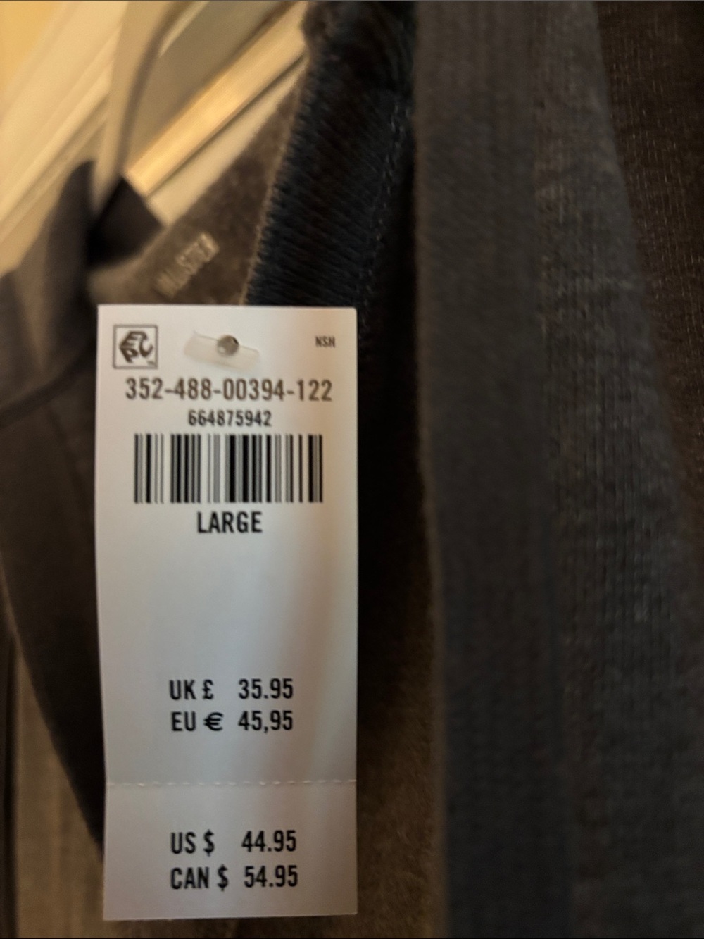 NWT Hollister Charcoal Gray Hooded Pullover - Picture 3 of 3